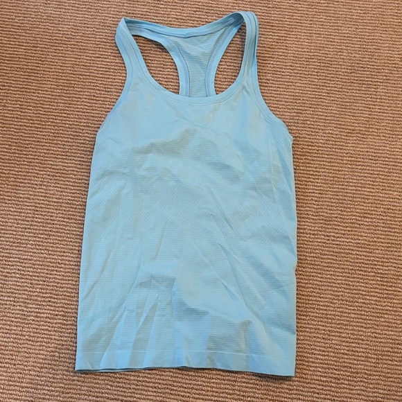 Lululemon Light Blue Racerback Tank Top - Picture 1 of 3